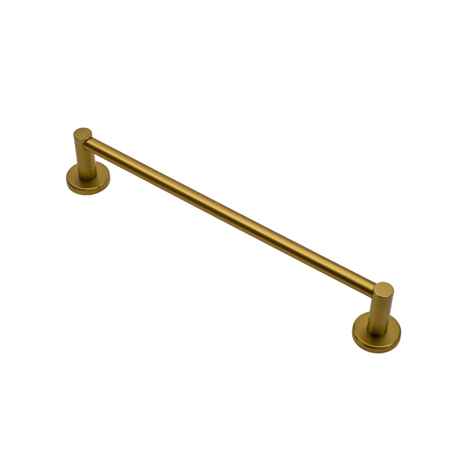 SHOW Image of 450mm Satin Brass Oxford Towel Bar Rail