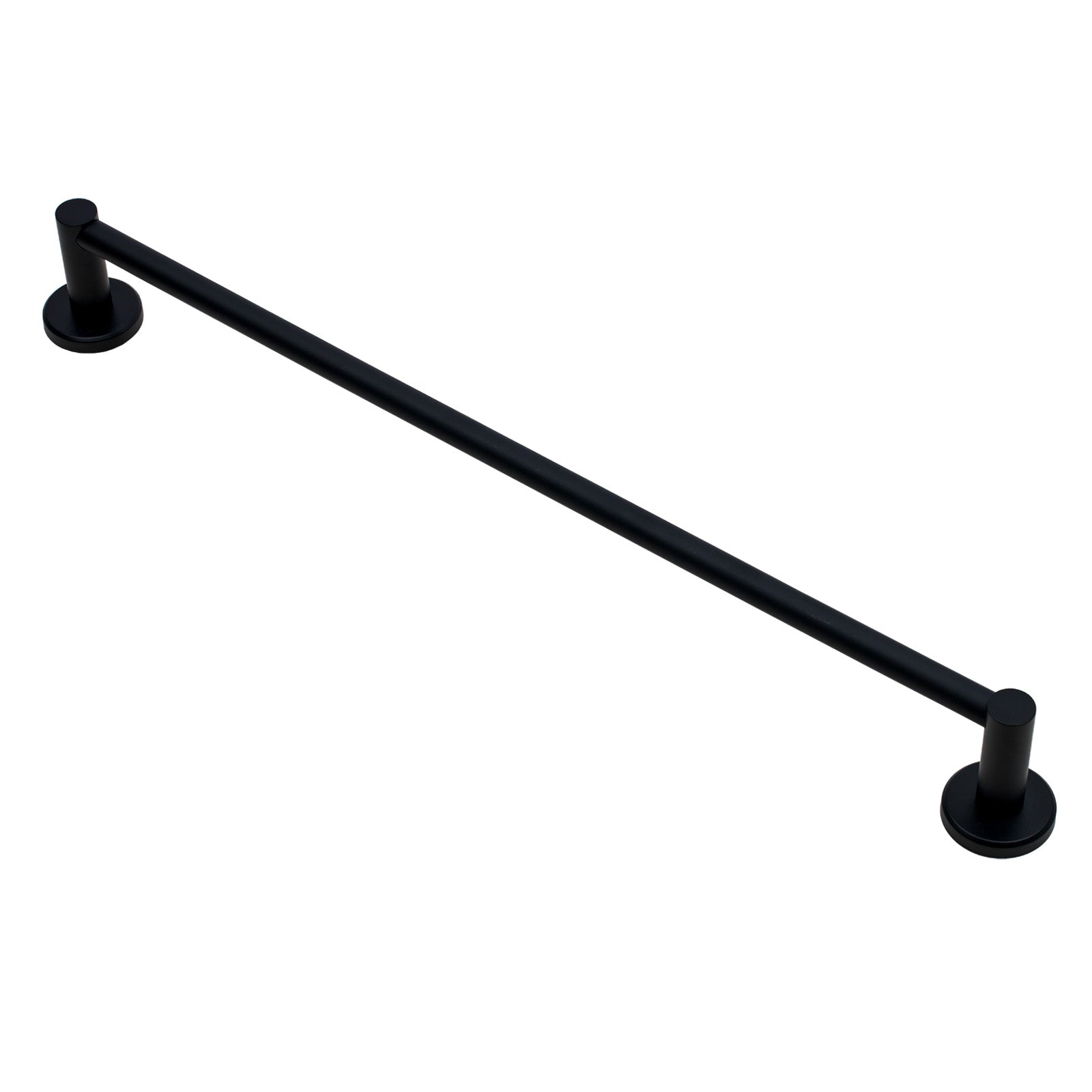 SHOW Image of 600mm Matt Black Oxford Towel Bar Rail