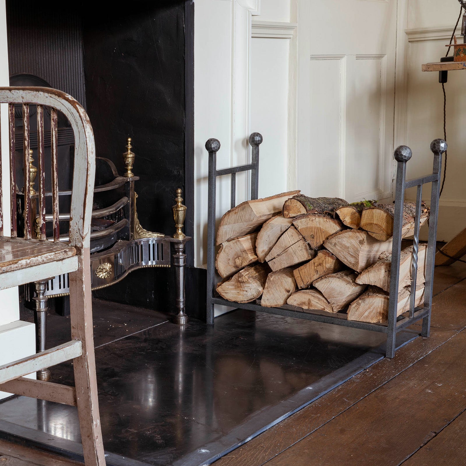 Retangle Log Rectangular Log Holder | 2 Finishes | Suffolk Latch Company