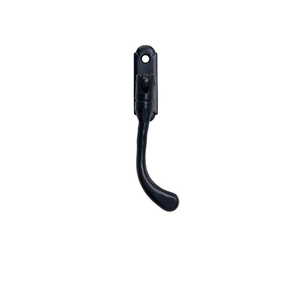 SHOW RH Black Locking Peardrop Espagnolette