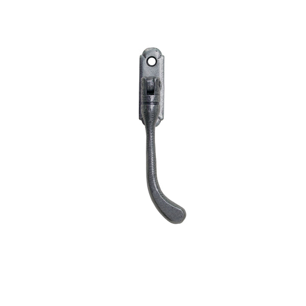 SHOW RH Pewter Patina Locking Peardrop Espagnolette