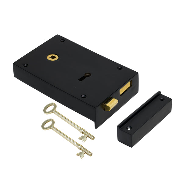 Large Iron Rim Lock & Knob Sets