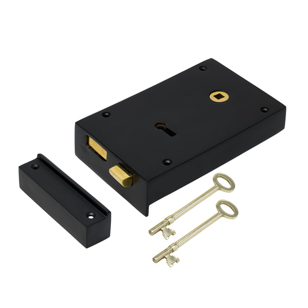 Large Iron Rim Lock & Knob Sets