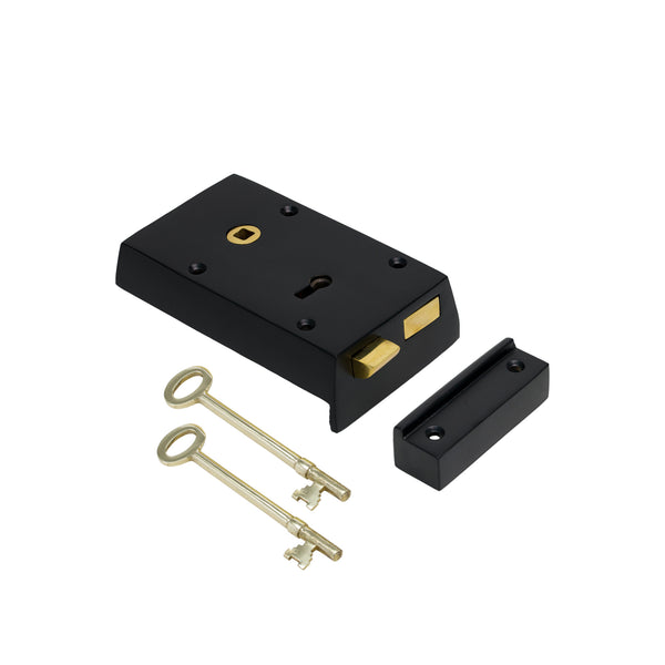 Small Iron Rim Lock & Knob Sets