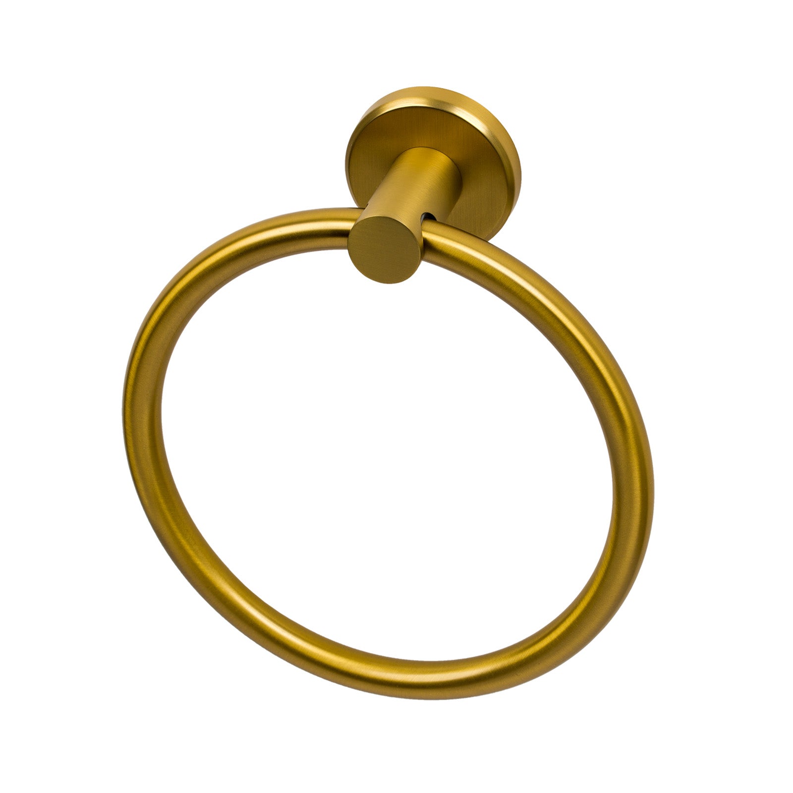 SHOW Image of Satin Brass Oxford Towel Ring