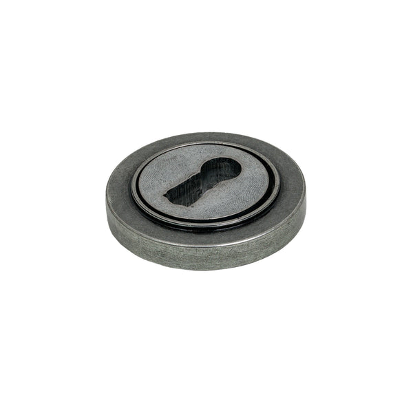 SHOW Pewter BSU Plain Round Escutcheon