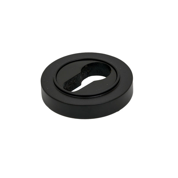 SHOW Aged Bronze Euro Plain Round Escutcheon