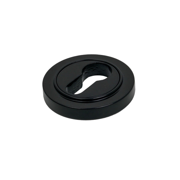 SHOW External Beeswax Euro Plain Round Escutcheon