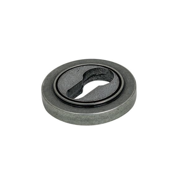  Pewter Euro Plain Round Escutcheon