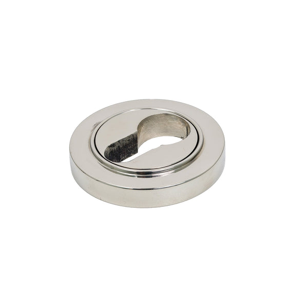 SHOW Polished Marine Euro Plain Round Escutcheon
