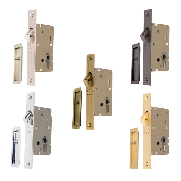 Rectangular Privacy Lock Sliding & Pocket Door Locks | Privacy Lock Sets
