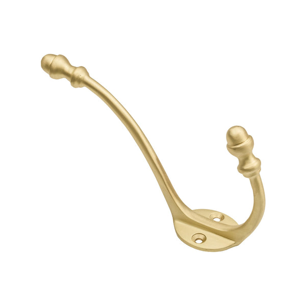 SHOW Satin Brass Hat & Coat Hook