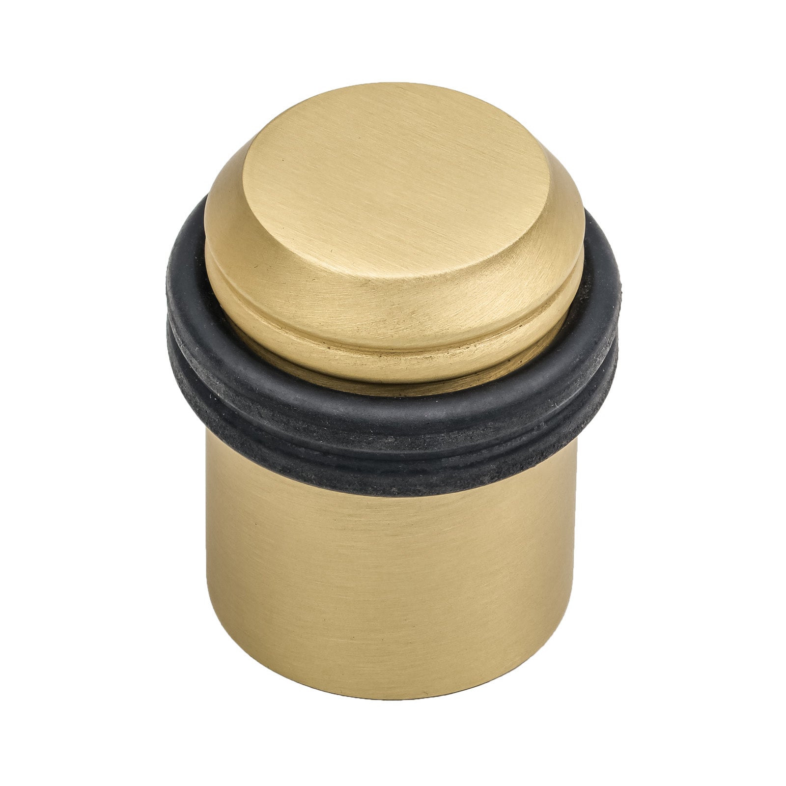 SHOW Satin Brass Floor Mounted Door Stop