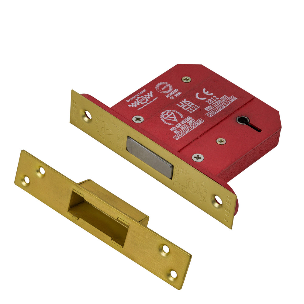 Surface Rim Deadlock Shed Door Lock With Key XFORT Rim Deadlock, Surface Mounted Rim Dead ...