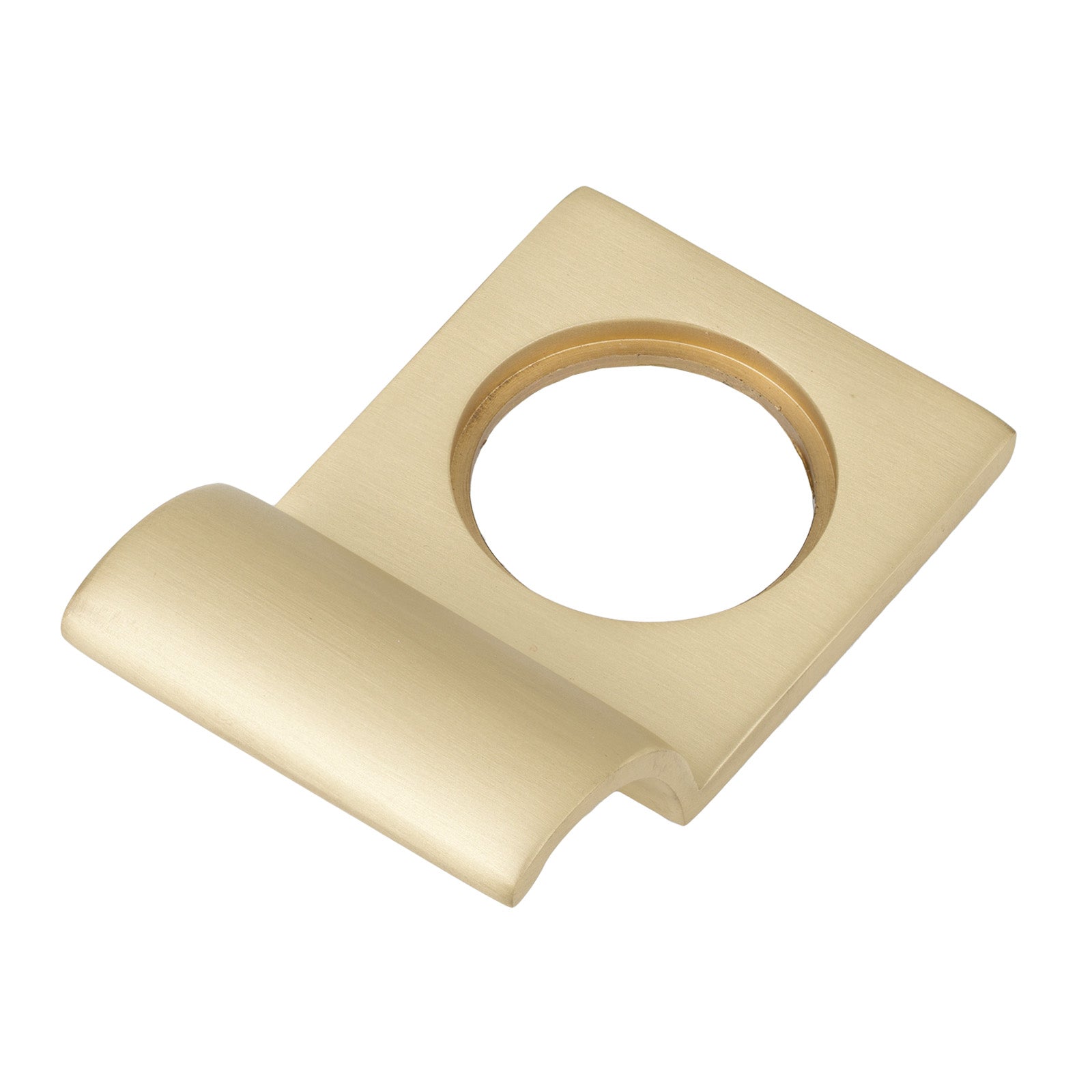 SHOW Satin Brass Rim Cylinder Pull