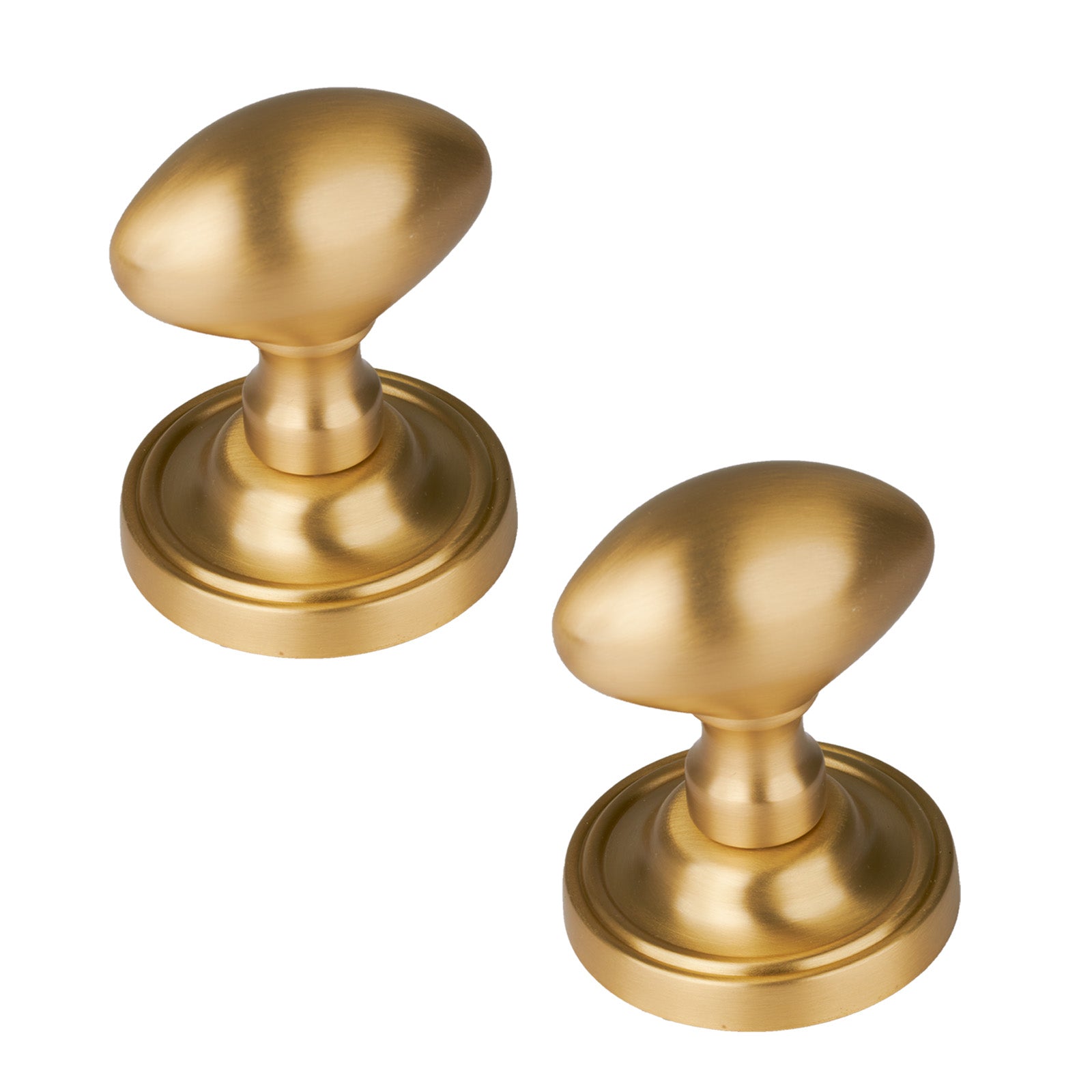 Brass Chelsea Door Knob, 5 Finishes