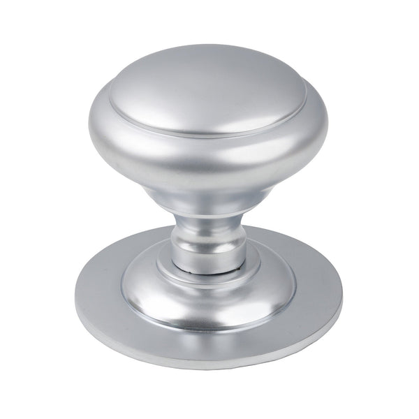 SHOW Satin Chrome Round Centre Door Knob