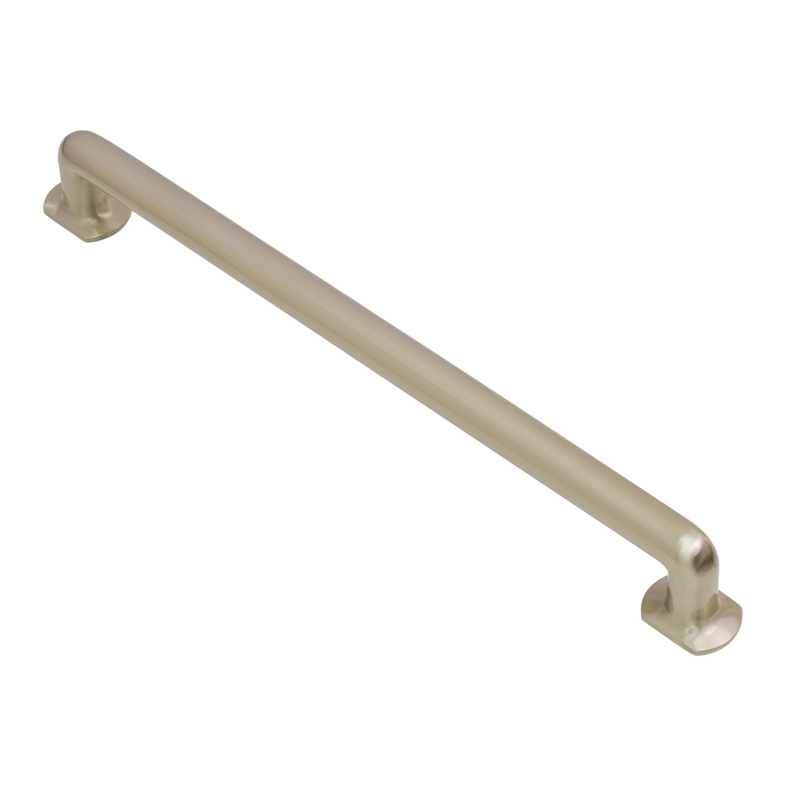SHOW Image of 482mm Satin Nickel Large Traditional Door Pull Handle