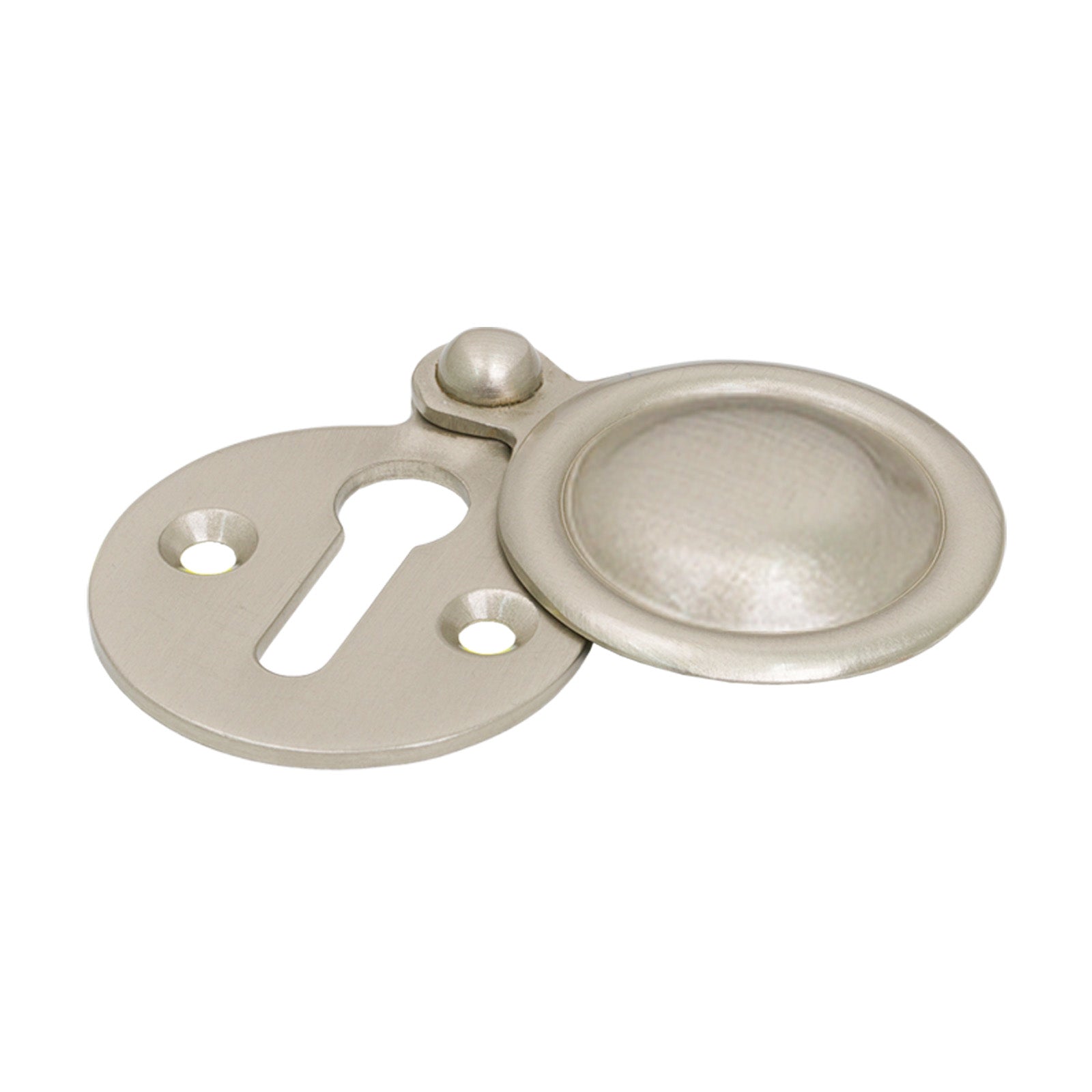 SHOW Plain Covered Escutcheon in Satin Nickel finish
