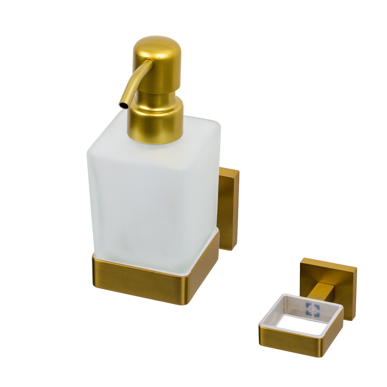 SHOW Image of Satin Brass Chelsea Soap Dispenser