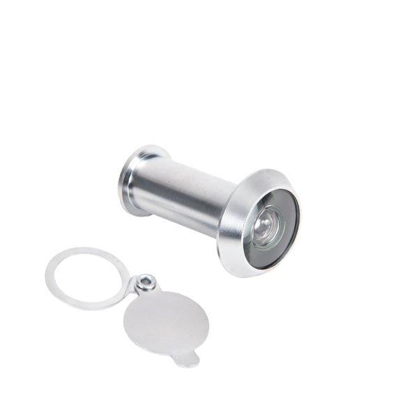  34-56mm Door Security door view in Satin Chrome