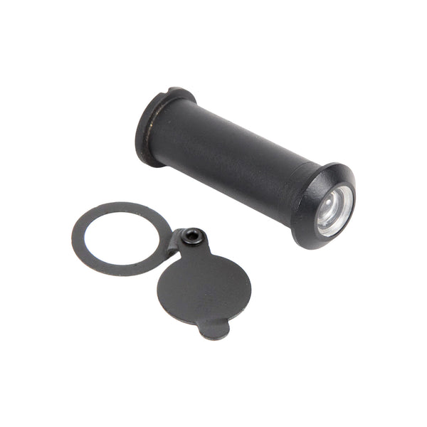 Black 180° Security Door Viewer (38-63mm Doors)