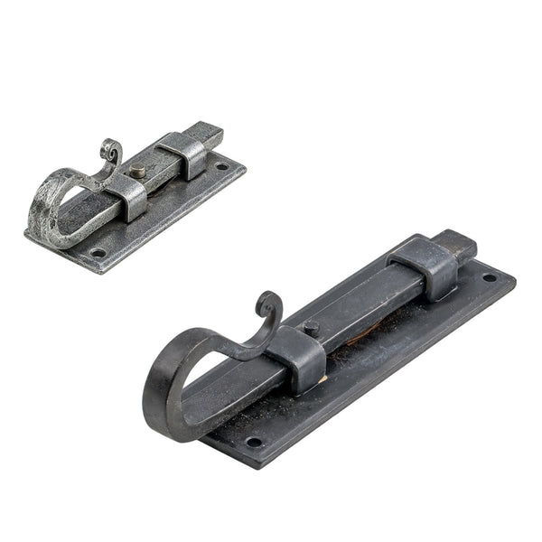 Shepherds Crook Universal Bolt Pewter and External Beeswax Black