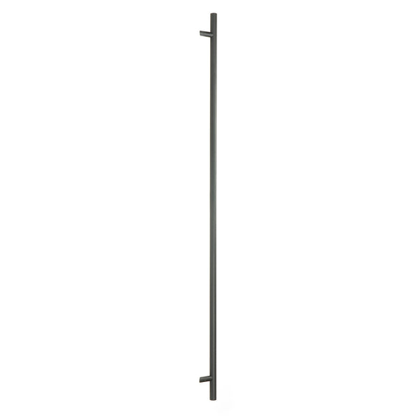 SHOW 1800mm Matt Black Offset T Bar Handle Secret Fix