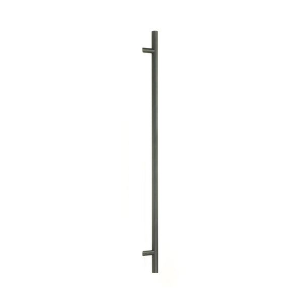 SHOW 1200mm Matt Black Offset T Bar Handle Secret Fix