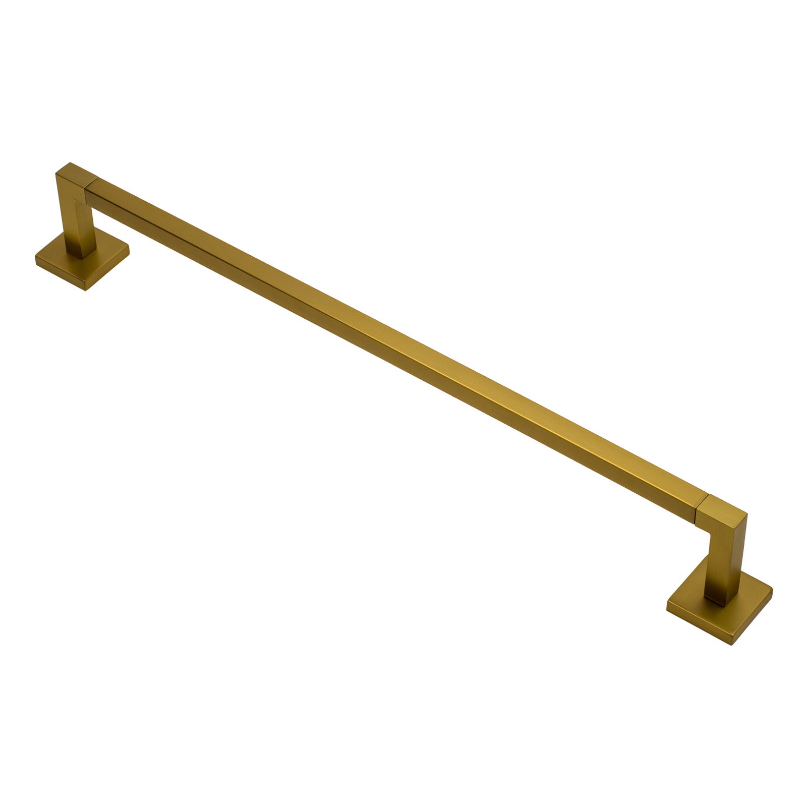 SHOW Image of 600mm Satin Brass Chelsea Towel Bar Rail