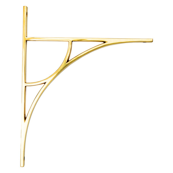 SHOW 314mm Antique Brass Tyne Shelf Bracket