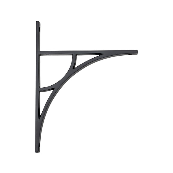 SHOW 260mm Matt Black Tyne Shelf Bracket