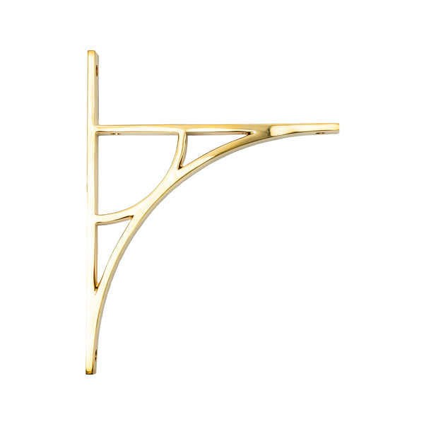SHOW 260mm Polished Brass Tyne Shelf Bracket