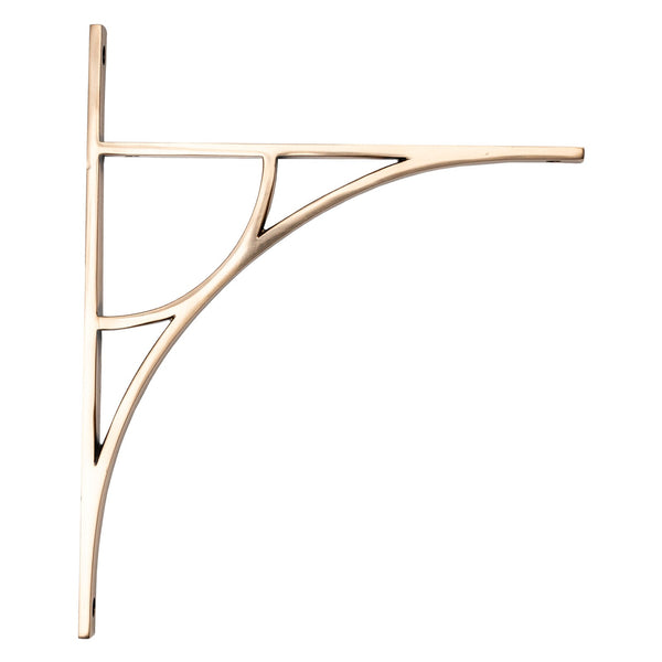 SHOW 314mm Polished Bronze Tyne Shelf Bracket