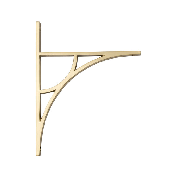 SHOW 260mm Satin Brass Tyne Shelf Bracket
