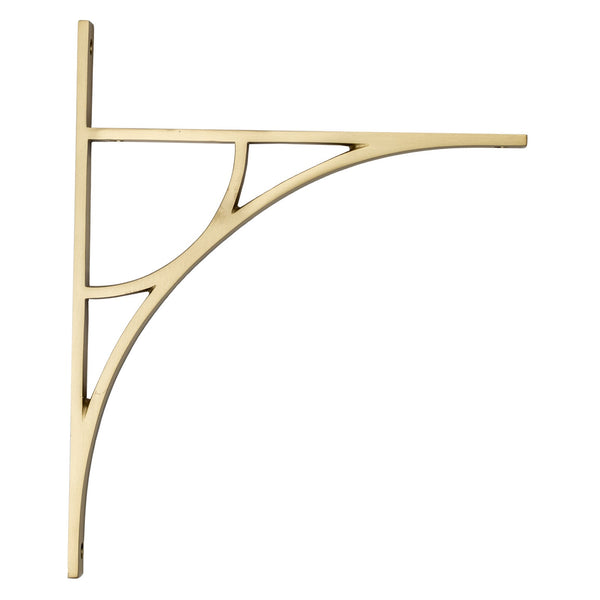 SHOW 314mm Satin Brass Tyne Shelf Bracket