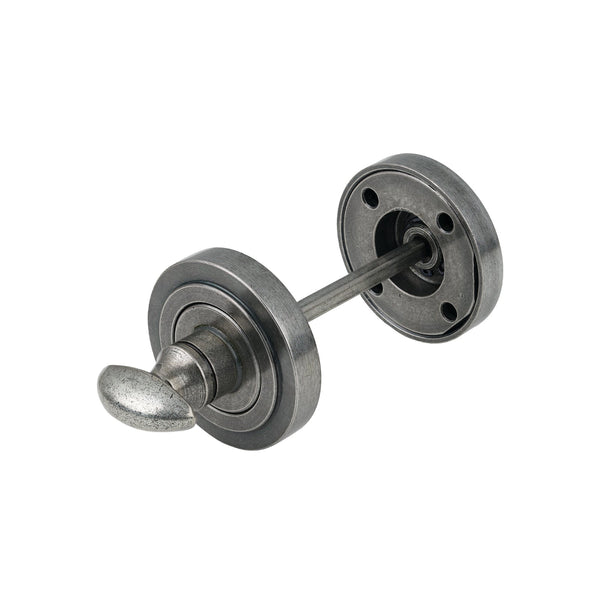 SHOW Polished Bronze Art Deco Round Thumbturn