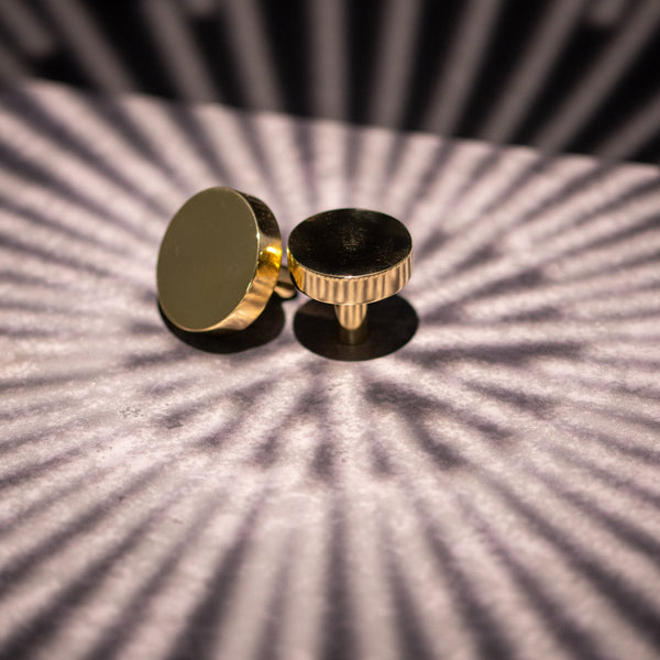  Hover Image of Unlacquered Brass Disc Cabinet Knob