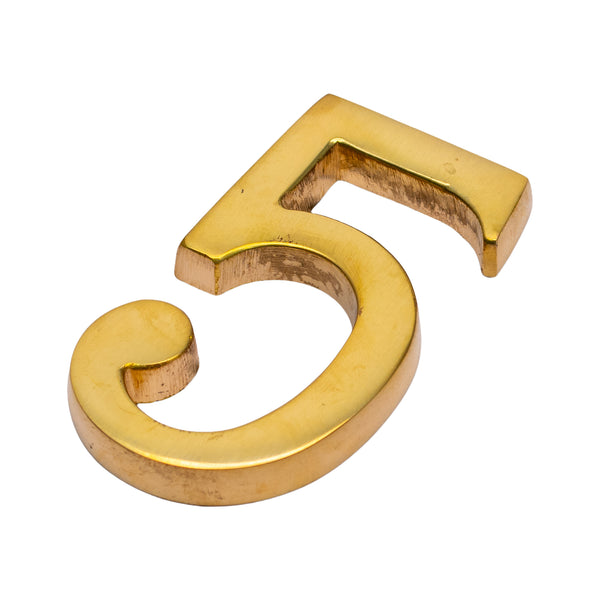   Image of Unlacquered Brass Door Number 5