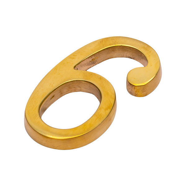   Image of Unlacquered Brass Door Number 6