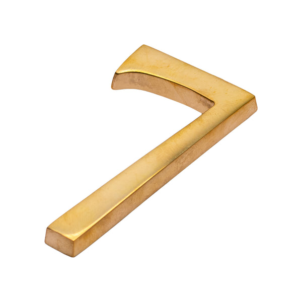   Image of Unlacquered Brass Door Number 7
