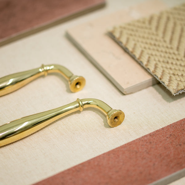  Hover Image of Unlacquered Brass Henley Cabinet Pull Handle