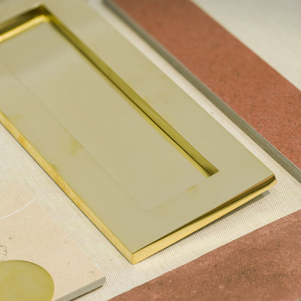  Hover Image of Unlacquered Brass Letterplate