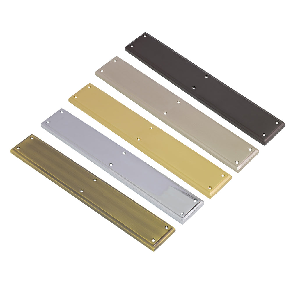 Finger Rack Plate Large Finger Plates | 5 Finishes | Suffolk Latch Company