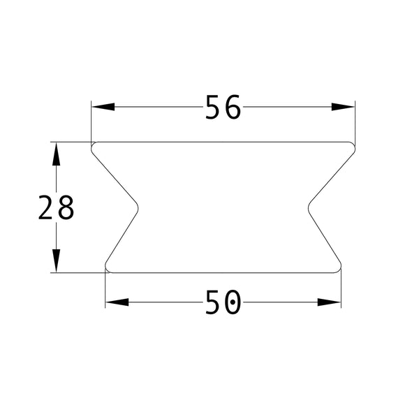SHOW Technical drawing of Yoyo Cabinet Knob