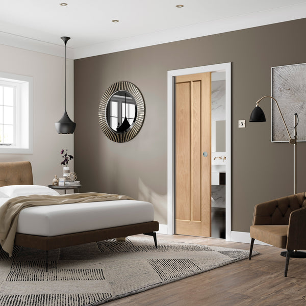 SHOW Internal Oak Worcester Fire Door lifestyle