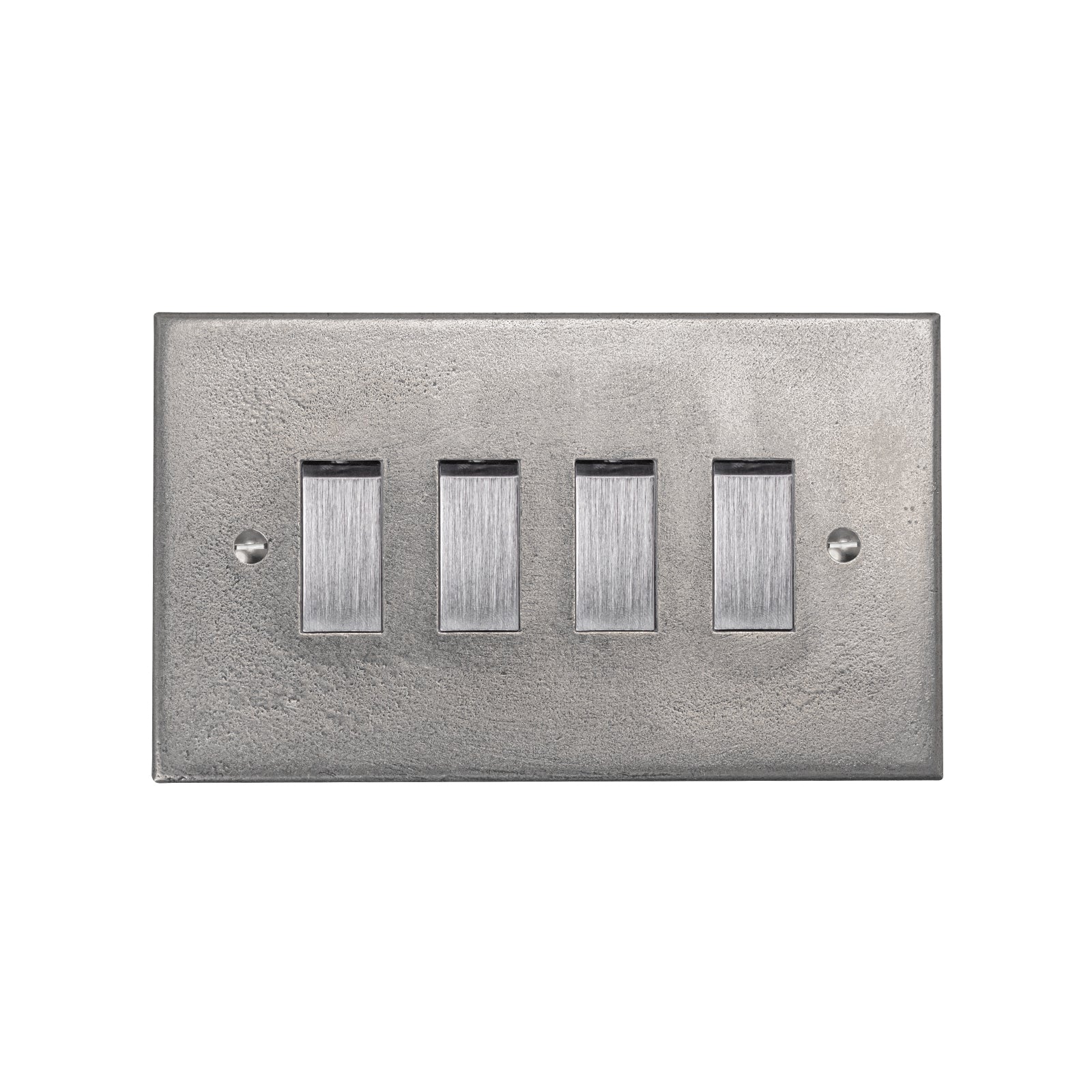 Pewter 4 Gang Light Switch