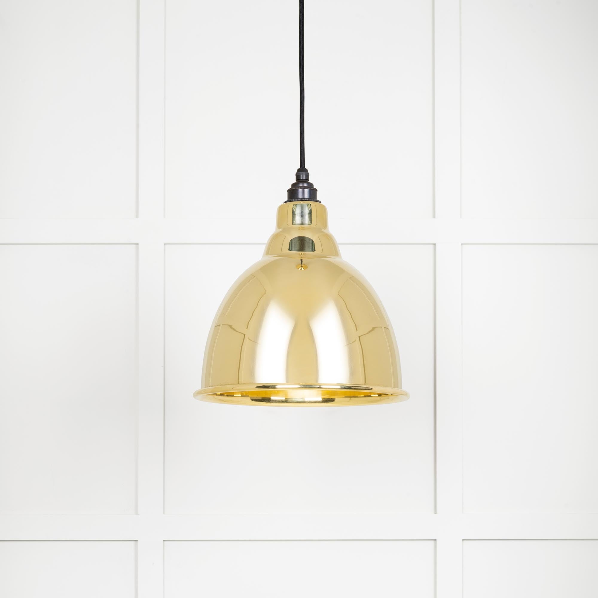Image of Brindley Ceiling Light in Brass