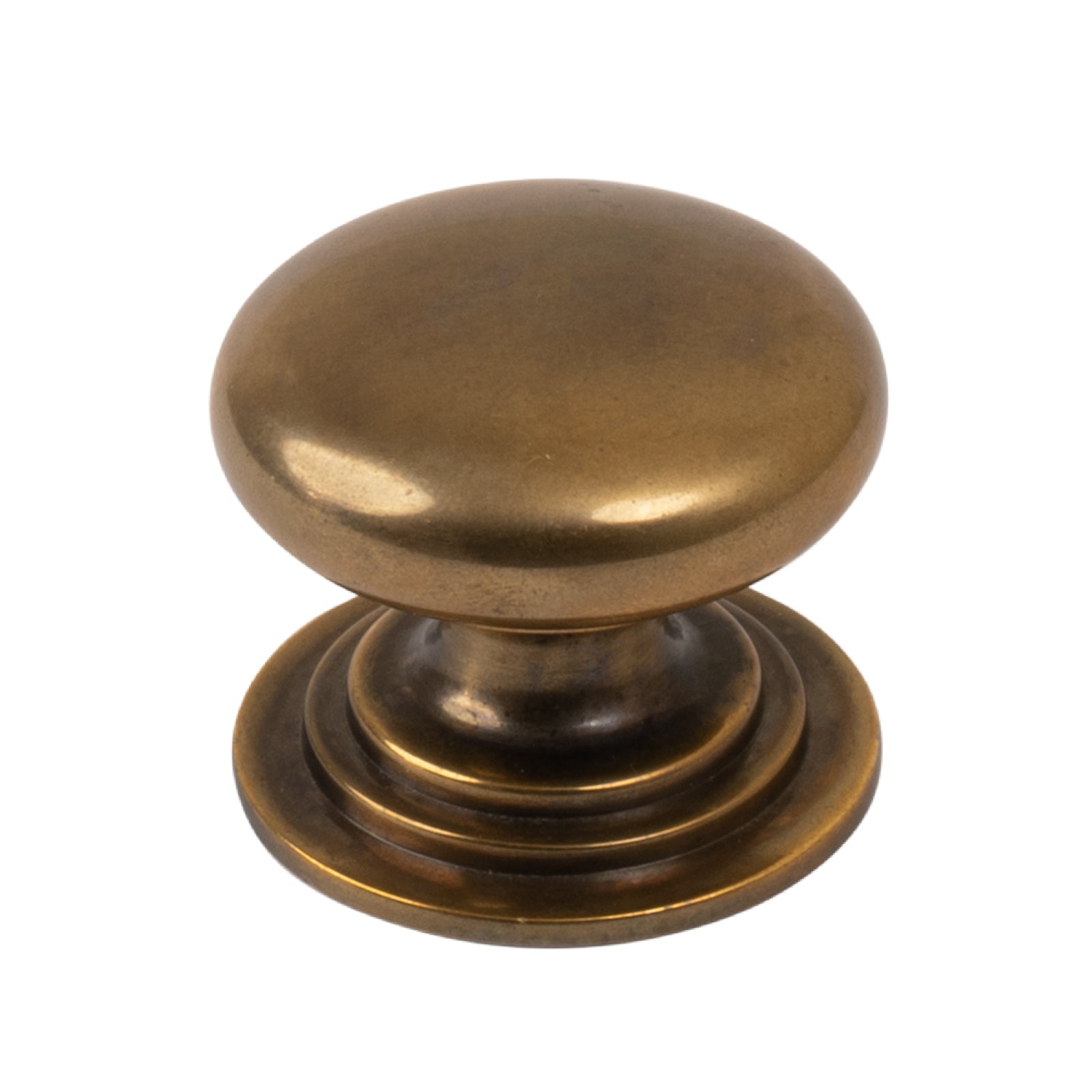 large antique brass cupboard knob