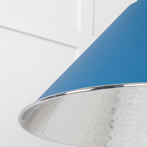 SHOW SHOW Close Up Image of Hockley Ceiling Light in Upstream in Hammered Nickel